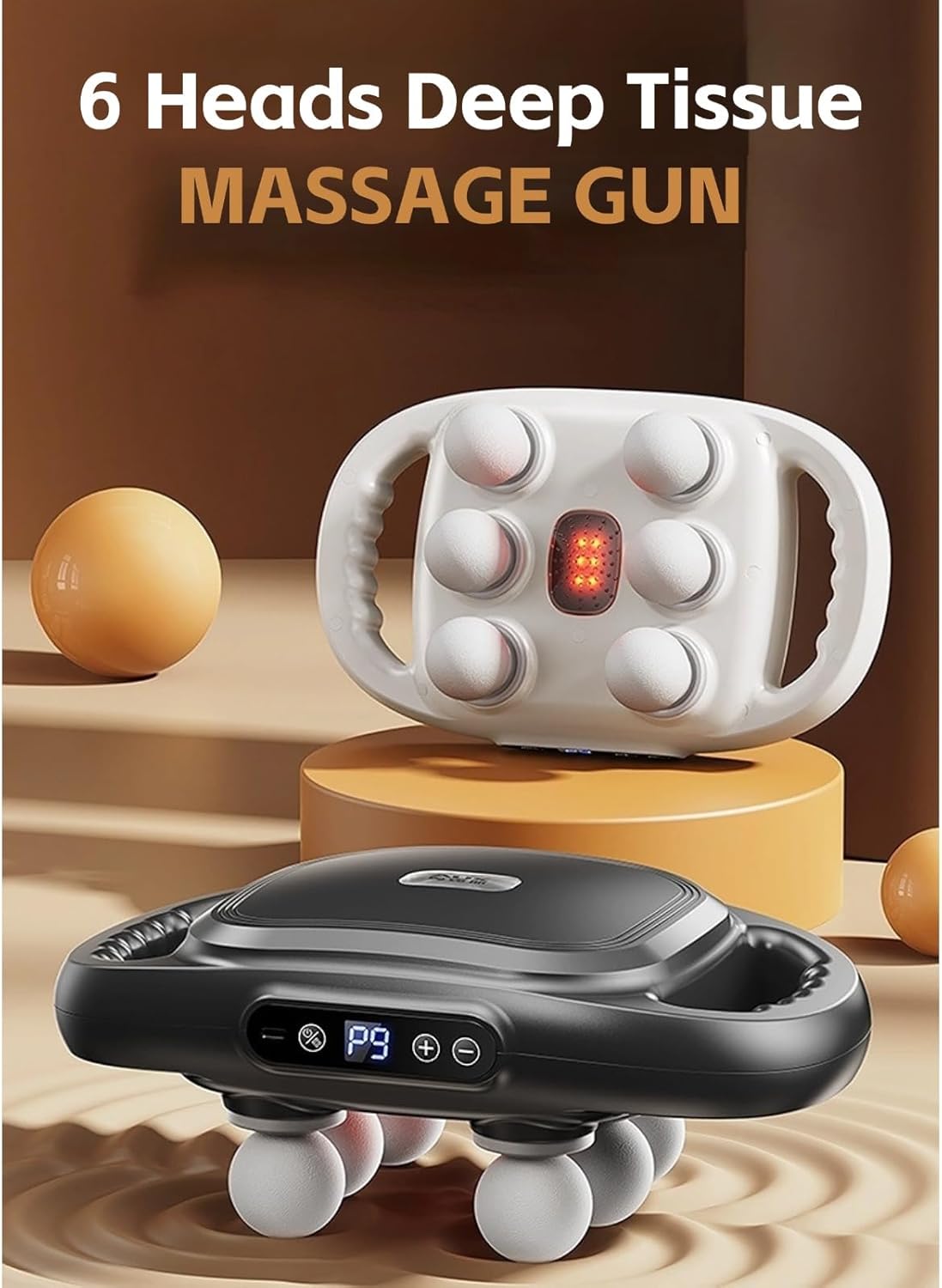 6 Head Massage Gun Deep Tissue